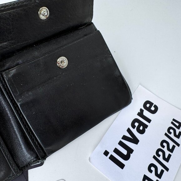 AUTHENTIC Prada Black Leather Mens Bifold / Wallet - Picture 9 of 9